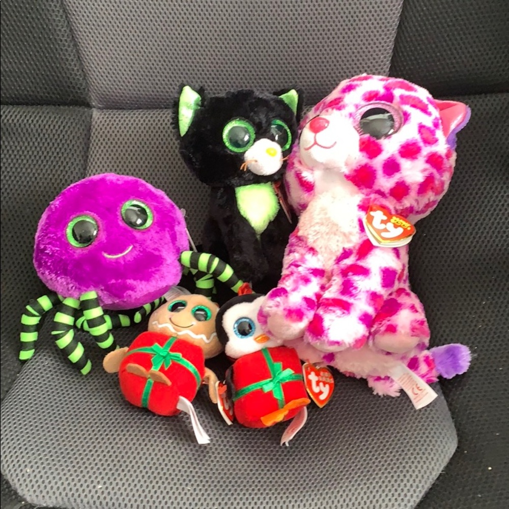 Beanie baby lot of five